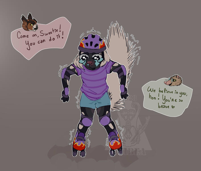 Gift doodle flatcolor for Ivy Dragon