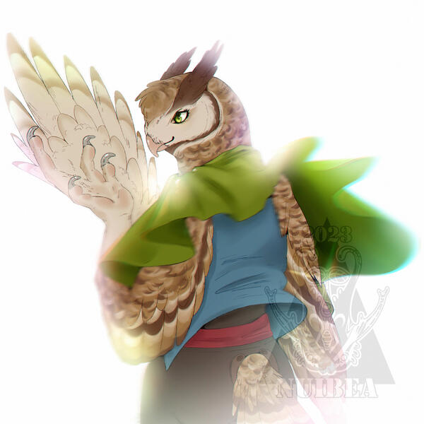 Gift for Ivy Dragon, halfbody simple-shad