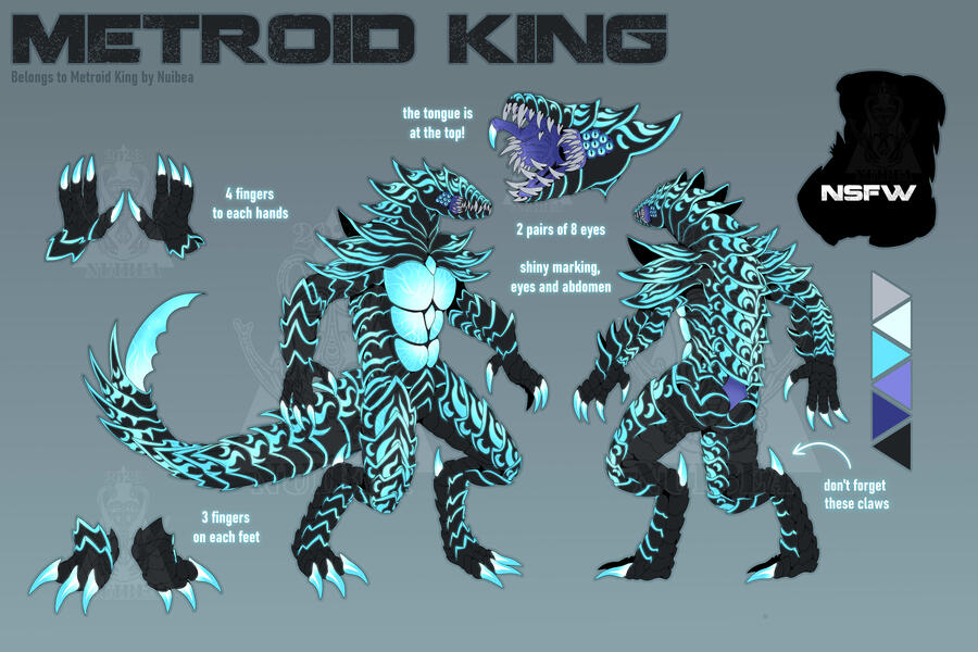 Reference sheet for Metroïd King